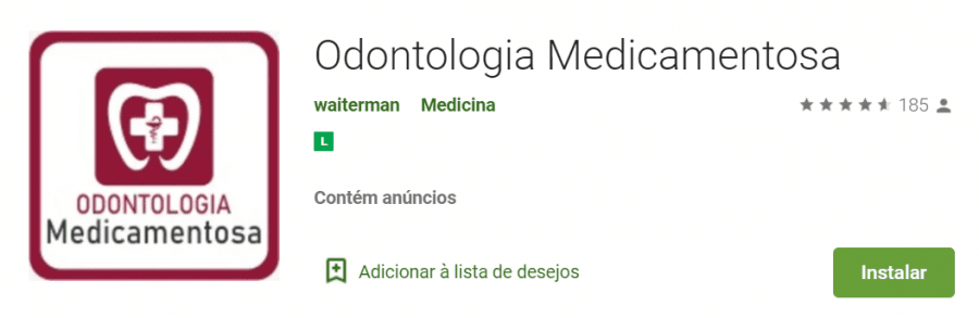 Odontologia Medicamentosa - Google Play Store - Aplicativos para dentistas